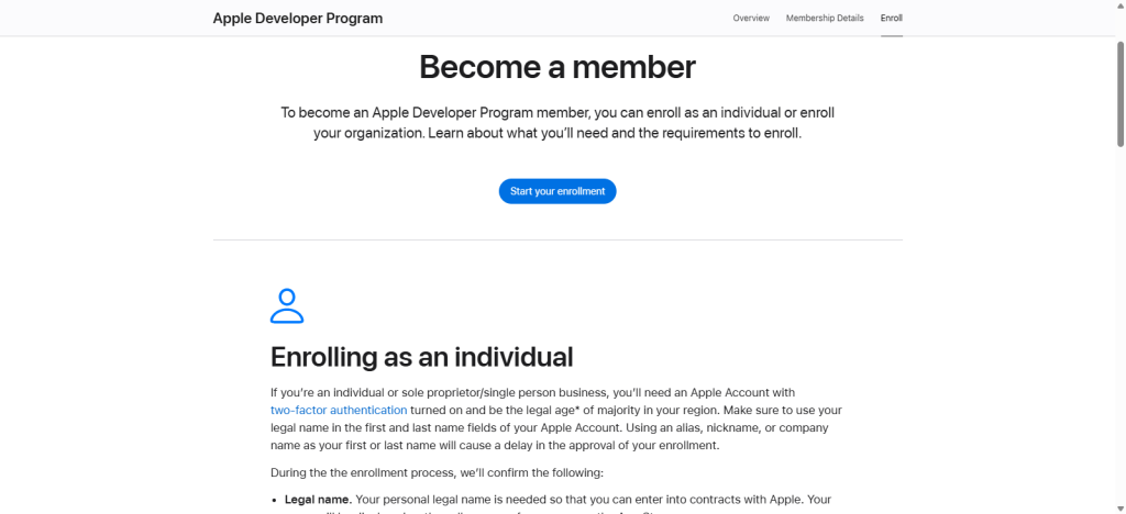 中国身份证注册美区 Apple Developer 个人账号完整教程
