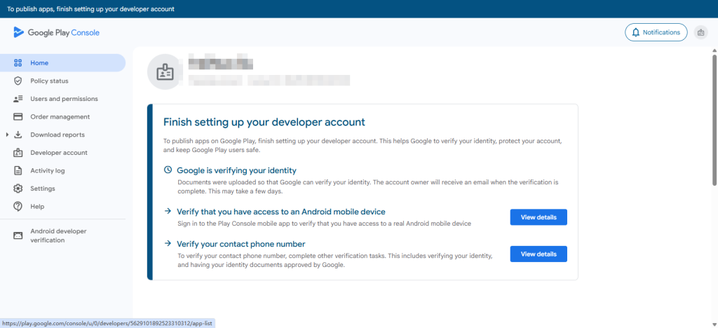 注册美区（United States）Google Play 个人开发者账号